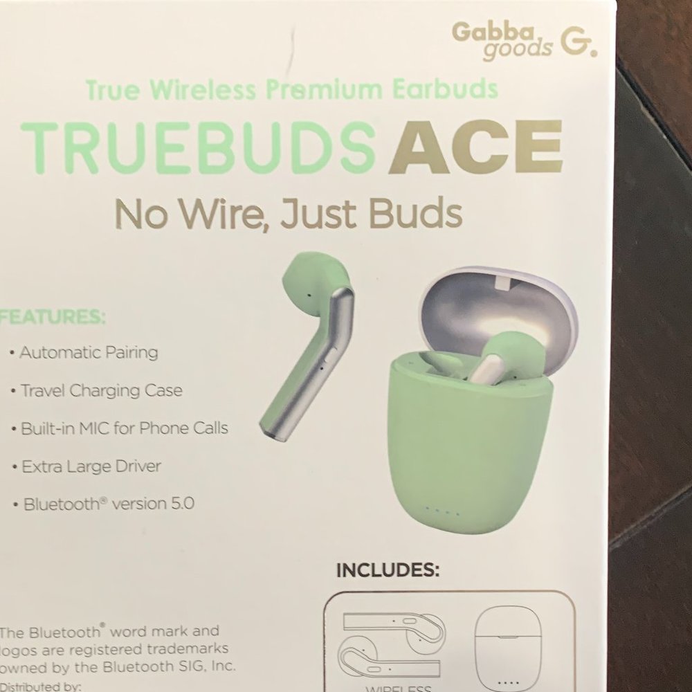 GABBAGOODS TRUEBUDS STEREO EARBUDS